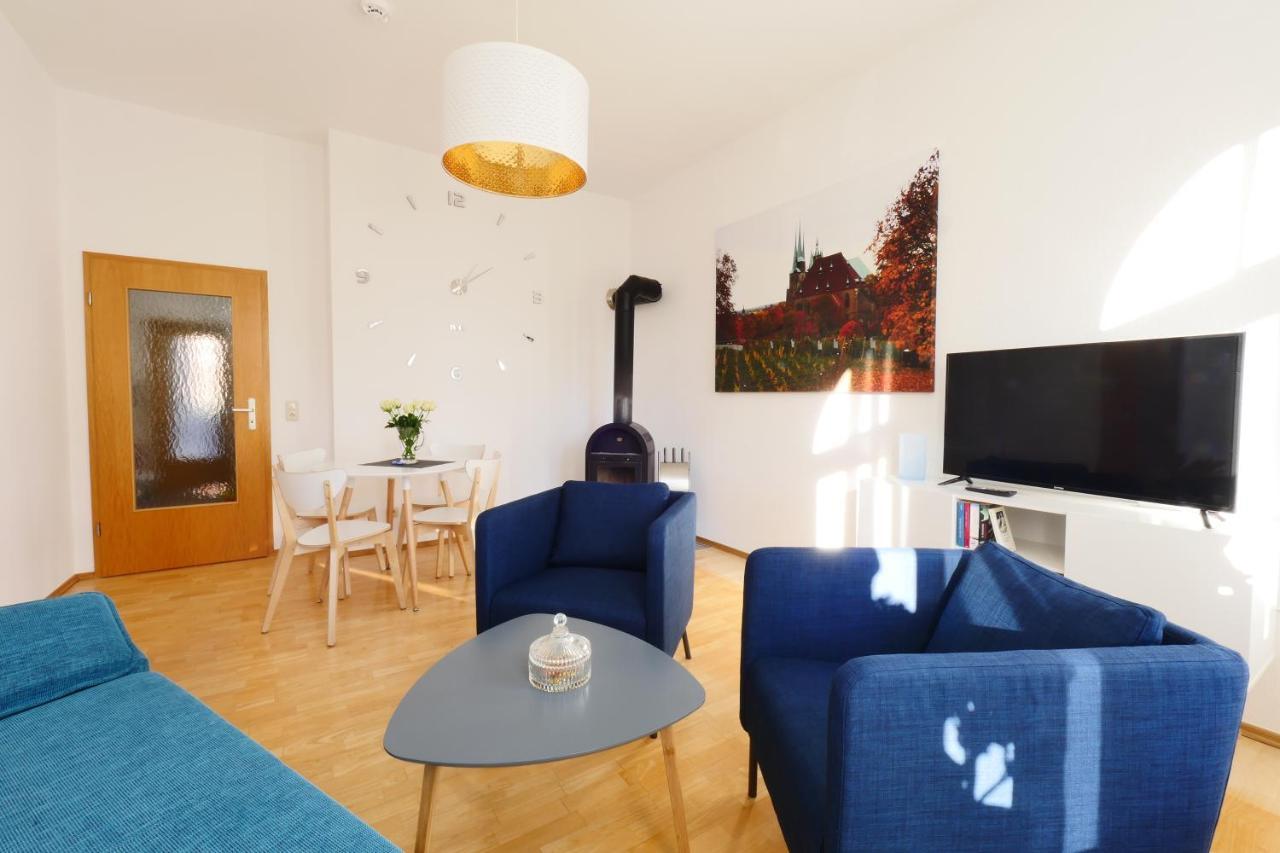 Wohnung Mit Blick Auf Die Zitadelle Petersberg - 3 Zimmer إرفورت المظهر الخارجي الصورة